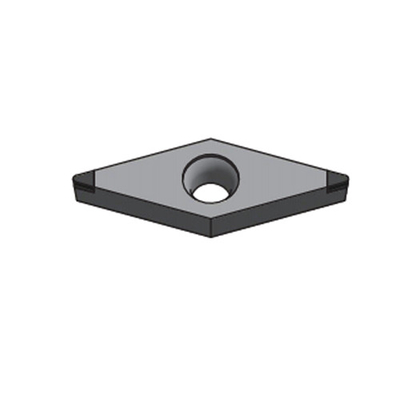 -60 graad VC Typepcd Chip Breaker Inserts For Non Ijzerhoudende Materialen