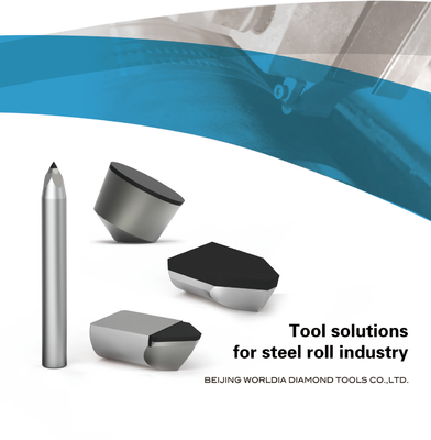 Rnga Ronde Pcd-snij-inzetstukken Blade Tool Hra85 voor Cnc Carbide Steel Rolls Turning