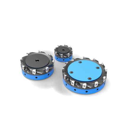 Snijders van het het Gezichtsmalen van PCD de Lichtgewichtworldia Indexable Shell Mill